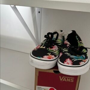 Vans Floral Black Sneakers